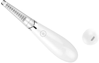 Healeved Piegaciglia Elettrico Clip Riscaldamento e Volume Spazzola Per Donna Arricciaciglia Mini Bianco Per Ciglia e Mascara