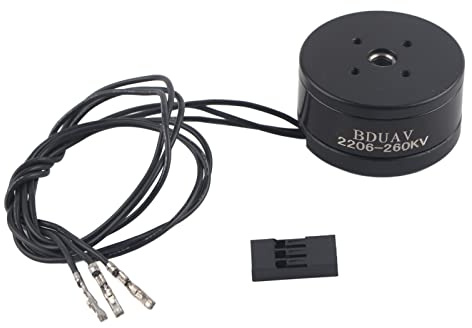 CULNFLUN Outdoor 260 kV Motor sin cepillo Cámara Gimbal RC Drones Accesorio para 808 Camera Gimbal RC Material de metal Material de 11.8 pulgadas ((2206）)