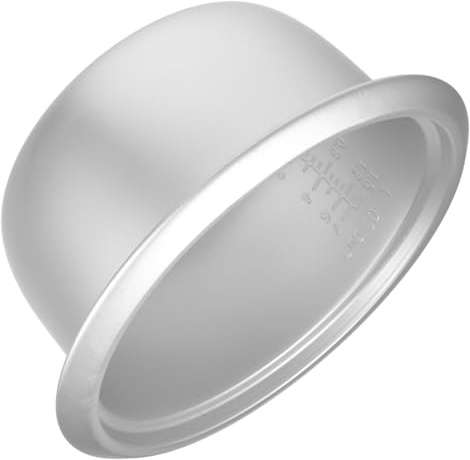 NOLITOY Reemplazo Olla Arrocera Interior de Aluminio Sin Recubrimiento para Cocedor de Arroz Inserto Multiusos para Ollas Eléctricas Contenedor y Cocina