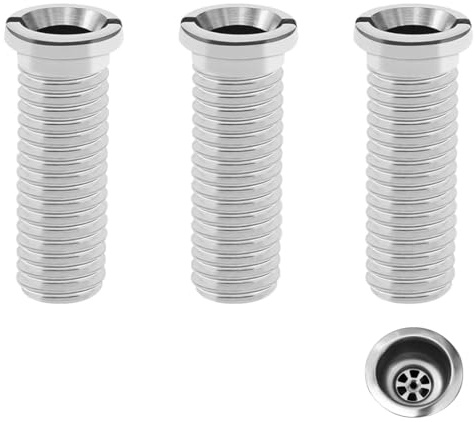 CFEWV 3 Pezzi M12 X 35Mm Viti Cave Per Le Valvole Del Cestello Del Filtro, Vite Da Piletta Cava Acciaio Inossidabile, Per Filtro In Filettato Cucina,Piletta Lavello Cucina