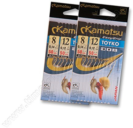 Ready Tied Hooks To Nylon 50cm sizes 12 10 8 6 Barbed Made Coarse Fishing Tackle (Va04- 2x10pcs 50cm Hooks 12 8 Toyko Kamatsu)