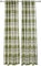 Fusion - Balmoral Check - 100% Cotton Pair of Eyelet Curtains - 66 Width x 90 Drop (168 x 229cm) in Green