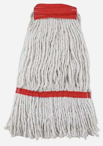 aims 2 Unidades de Kentucky Mop Head 16oz / 425 g de Cordel de algodón Grande y Absorbente de Hilo Grueso para fregona Comercial Diaria para Uso Industrial Pesado