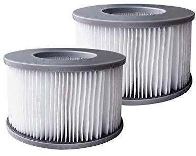 YanBan 2pcs Filtres de Bain à remous pour MSpa piscines gonflables, Pompe à Cartouche filtrante Version améliorée pour MSPA Tous Les spas actuels