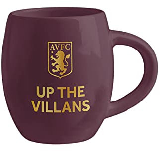 FOCO Premier League Football Aston Villa Up The Villans Slogan Tea Tub Mug