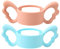 Milchflaschenhalter Hanlde Baby: 2 Stück Babyfütterung Flaschenhalter Wasserflaschenhalter Anti- Rutsch- Flaschengestell Kleinkind Milchflaschenhalter für Neugeboren