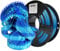 Stronghero3D PLA 3D-Drucker-Filament, 1,75 mm, seidengrün und Galaxieblau, 1 kg Genauigkeit +/- 0,05 mm für ender3 Cr10 Sovol