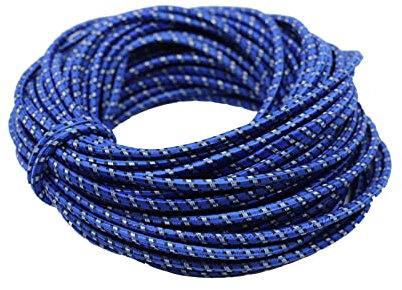 Expanderseil 35 Meter Durchmesser 8mm Gepäckspanner,Gummiseil für anhängerplane,Spanngummi,Spanngurte,Dehnbar Spanngurt,Befestigung Riemen,Gummiband,Für Transport Ladungsfixierung Planenseil(blau)