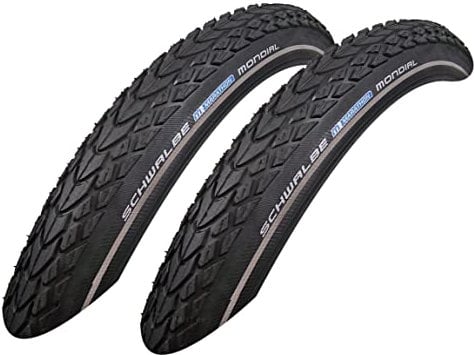 2X Schwalbe Marathon Mondial 47-622 Drahtreifen RaceGuard 28x1.75 Fahrradreifen