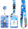 Cobee Kreuzfahrt-Schlüsselbänder, Ausweisclip zum Thema Meeresleben Meeresschildkröte,Einziehbarem Lanyard mit Kartenhalter Abnehmbaren Ausweishalter Kartenhalterschutz für Kreuzfahrten Schiffe