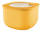 Guzzini - Kitchen Active Design, STORE&MORE BIO, Deep Airtight Fridge/Freezer/Microwave Containers (M) - Mango Yellow, 16 x16 x h10,7 cm | 1550cc - 170723236