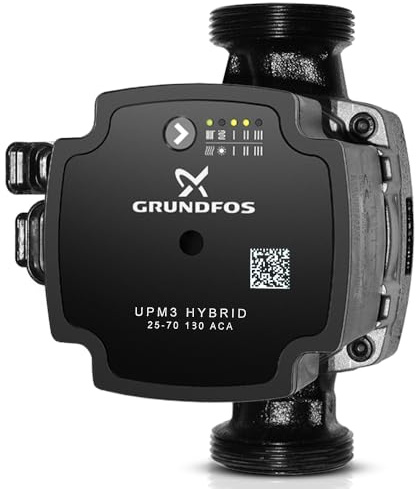 Circulateur électronique hybride UPM3 HYBRID 25-70, entraxe 130