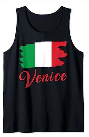 Venedig Retro Italien Flagge Stolz Italienisch Urlaub Tank Top