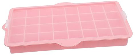 BESTonZON Diy-formen Zum Basteln Aus Ton Eismaschine Aus Silikon Eiswürfelform Aus Silikon Eisform Süßigkeitenformen Zum Selbermachen Stapelbare Eiswürfelform Mit Deckel Getränke Kieselgel