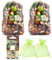 Ensemble de Potpourri parfumé à la Forêt Verte - 2 Grands Sacs, 1 Huile parfumée forêt, 2 sachets en Organza | Décoration d'automne et de Noël pour la Maison | Fleurs séchées pour Vase | Subtil arôme