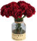 ICBOX Rote Nelken, künstliche Blumen, fühlen sich echt an, Seidenblumen mit Stielen für Hochzeitssträuße für Brautsträuße für Zuhause, Tischdekoration, Blumenarrangements, Rot, 15 Stück