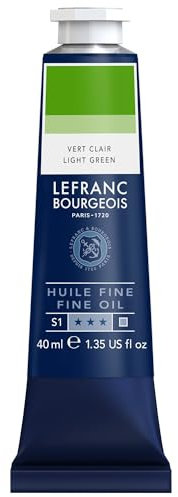 Lefranc Bourgeois Huile Fine Tube 40ml Vert Clair