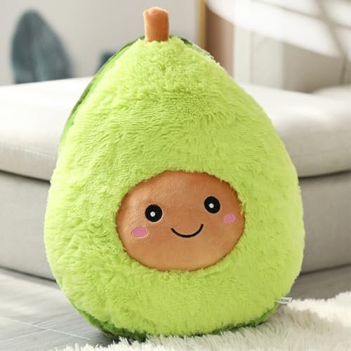 Zaloife Avocado Kuscheltier - Niedliches Avocado Kissen 20cm, Weiches Plüschkissen für Sofa & RüCken, Geschenk zum Kindergeburtstag