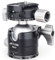 ARTCISE Testa a sfera per impieghi gravosi, doppia testa panoramica per treppiede a basso profilo da 40 mm e 2 piastre a sgancio rapido da 1/4 di pollice per treppiede DSLR Carico massimo 20 kg