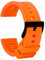 TStrap Bracelet Montre Silicone 20mm - Orange Dégagement Rapide Intelligente Bracelets pour Homme Femme - Souple Caoutchouc Watch Strap Connectée Boucle Replacement - 18mm 19mm 20mm 21mm 22mm 24mm