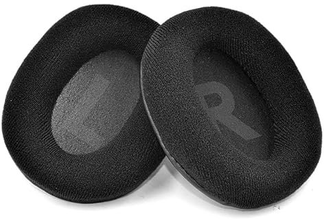INF 1 Paire de Coussinets d'oreille de Remplacement pour Logitech G Pro/Logitech G Pro X, Coussinets d'oreille en Velours Doux, Mousse à mémoire de Forme, Confortables et Confortables, Noir