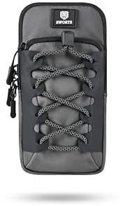 SWORTS Run Arm Bag · Premium Laufsport Handytasche · 2-Fächer-Trennung · Joggen Armtasche Unisex
