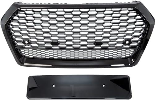INRNT Auto Griglie Anteriori Radiatori per Audi Q5 FY 2017-2020,Impermeabile Ventilazione Grill Frontale Griglia di Ricambio