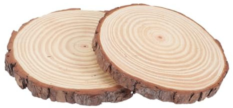 BESPORTBLE 2stücke Gartensteine aus Holz für Gartenweg Gartendekoration Trittsteine für Außenbereich Dekorative Gartenscheiben Praktische Gartenplatten