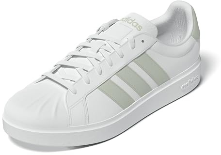 adidas Damen STREETTALK Shoes, FTWR White/Linen Green/FTWR White, 41 1/3 EU