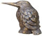 Bronze-Skulptur Eisvogel | groß | 13x7x10cm | Tierfigur aus Bronze handgefertigt