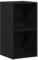 vidaXL LP-Aufbewahrungsbox Schwarz Eichen-Optik 71x34x36cm, Schallplatten-Aufbewahrungsbox, Plattenspielertisch, Aufbewahrungsschrank