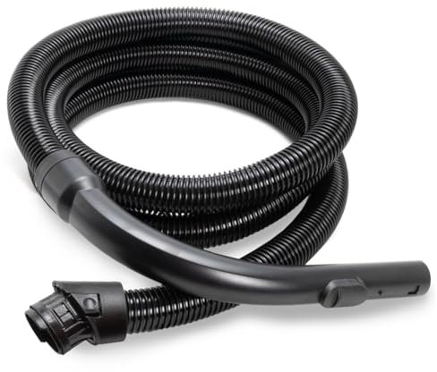 PRIMEBAG Staubsaugerschlauch (Extra lang) kompatibel mit Miele S8340 S8 S6 Complete C3 Compact C2 Powerline Ecoline Serie Staubsauger Schlauch Handgriff 3 Meter Länge für Bestleistung beim Saugen