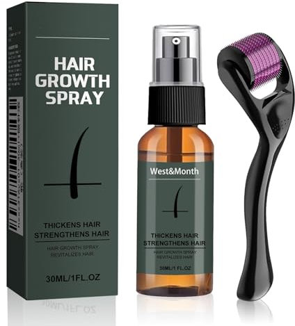 Bartroller Bartwuchs Set,Bartroller Bartwuchs Serum öl,Bartwuchs set mit Titanium Dermaroller 0,5 mm,Bartwuchs Kit Haarwachstum, Beard Roller Microneedle,Stimuliert Schnurrbart und Haarwachstum