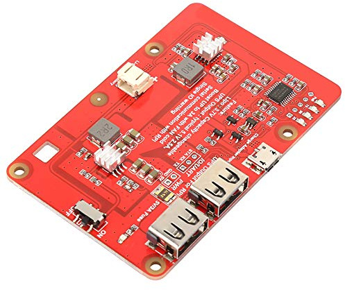 Akozon USV-Lithiumbatterie-Erweiterungsplatine mit 4000 MAh für Raserry Pi