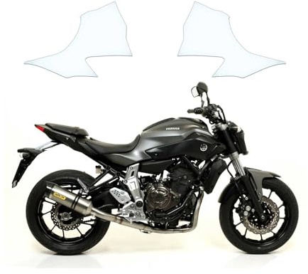 Steinschlag Film de protection de peinture PPF pour moto Convient pour Yamaha MT07 2014+ Film de protection de réservoir Clear-PU