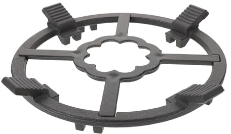 Alipis Gas Stove Support Cast Iron Wok Ring Non Slip Burner Stand for Pot Saucepan Detachable Holder Kitchen Trivet Stand