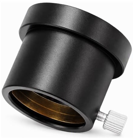 EIMSOAH M42x0.75 to 1.25 Inch Eyepiece Adapter, Anti Reflective Coating, Secure Brass Clamping, Telescope Eyepiece Adapter for Scene Telescope Enthusiasts