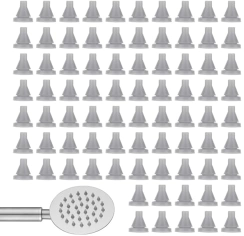 WUYJI Docce fisse 100 ugelli doccia in silicone, ugelli di ricambio, ugelli di ricambio per soffioni doccia, ugelli universali