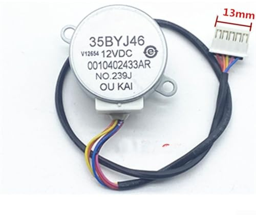 Brushless DC Stepper Motor 35BYJ46 12V for Haier AC Unit Replacement with Optimized Performance for Oscillating Fan Blades