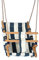 Siège Assise balançoire nacelle portique bébé Bois Tissu Blanc Bleu