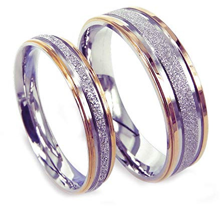 Everstone Titan Ringe Paar Eheringe Titan Ringe Verlobungsringe Größe: 47-76