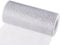 Tüll Dekostoff Tüllband Tischläufer Tischband Tüllnetz für Hochzeit Party Bankett Deko Handwerk 15cm x 22.5m pro Rolle (Silber mit Glitzer)