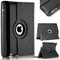 Funda blanda para iPad 2 3 4 (piel giratoria) para iPad 4 3 2 Tablet A1560 A1459 A1458 A1416 A1430 A1403 A1396, color negro