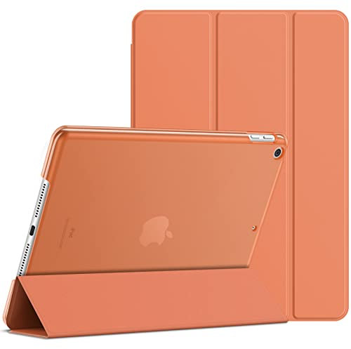 JETech Custodia per iPad (9,7 Pollici, 2018/2017 Modello, 6/5 Generazione), Cover con Auto Svegliati/Sonno (Papaia)