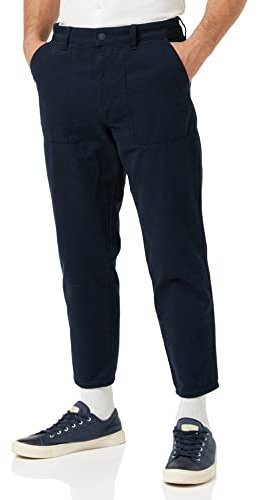 TOM TAILOR Denim Herren Blaue Chino Hose 1013575, 10668 - Sky Captain Blue, M