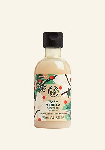 The Body Shop Warm Vanilla festive BODY SHOWER GEL 250ml Special Edition 2020 MOISTURISER WARM, SWEET VANILLA SCENT VEGAN
