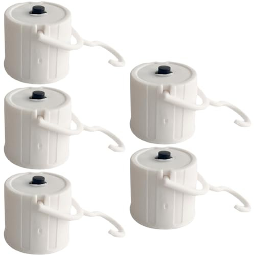 5pcs Portable E27 Lamp Holder Hook with Switch Lamp Base with Hook Accessories Household