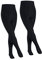 FALKE Unisex Kinder Strumpfhose Family Multipack K Ti Baumwolle dick einfarbig 2 Stück, Blau Dark Marine 6170, 152-164