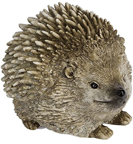 Gehlmann Kunstgewerbe Igel Dekofigur Herbst Braun Beige Herbstdeko Winterdeko Dekoigel Polyresin 7cm