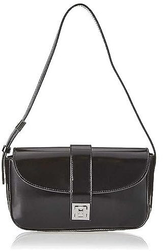 HUGO Arleen Baguette-BX, Sac à Main Femme, Noir 1
